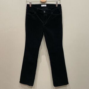 LOFT Black Modern Bootcut Corduroy Jeans - Size: 6 / 28